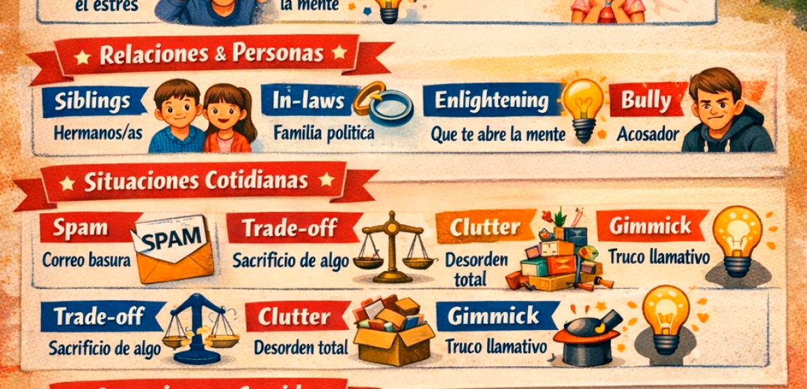 20 palabras que existen en inglés pero no en español