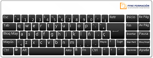 El idioma del teclado del ordenador Español
