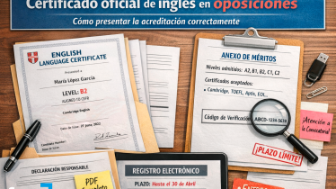 Certificado oficial de inglés en oposiciones
