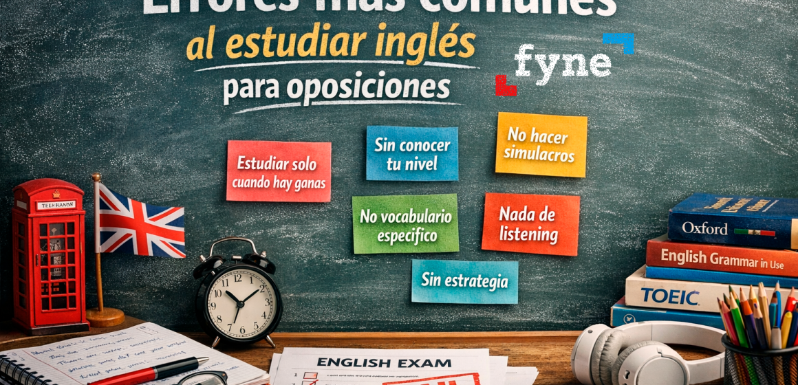 Errores más comunes al estudiar inglés para oposiciones y cómo evitarlos