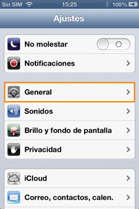 Ventana iPhone: General
