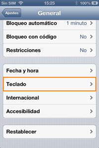 Ventana: Teclado